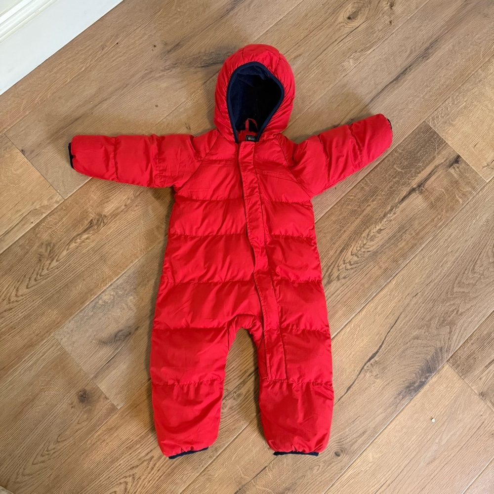 Red Puffer Kids Jacket
